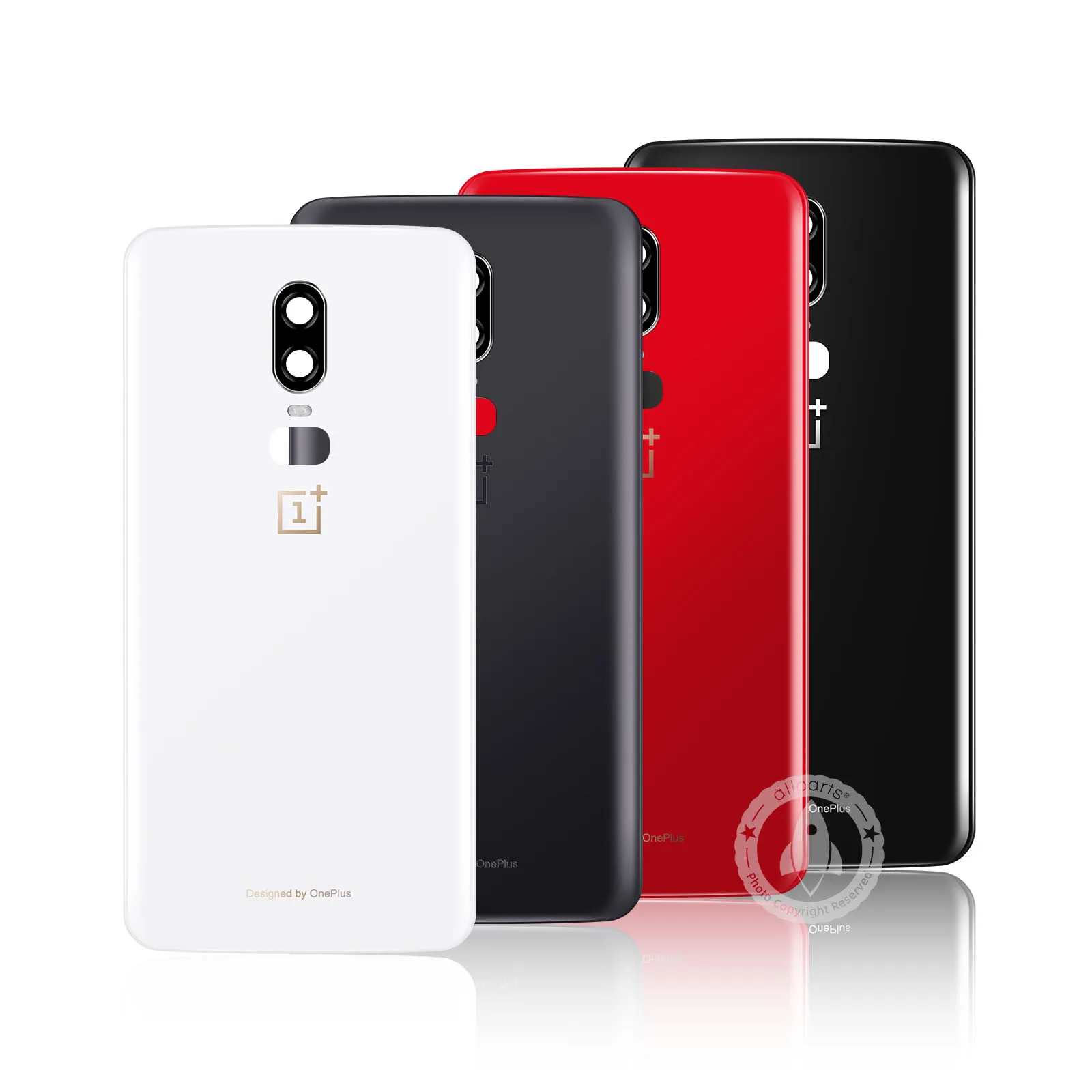 Корпус для Oneplus 6 задняя крышка для One Plus 6 Батарейная дверь настоящая задняя крышка стекло телефон Корпус чехол запасные части