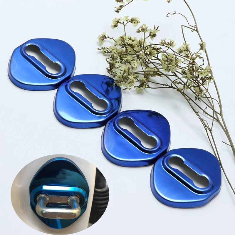 

Excellent Stainless Steel Door Lock Buckle Protective Cover Auto Case for honda Pilot 2th 3th Odyssey 2009-2019 Car Styling