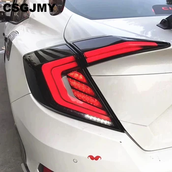 

For Honda Civic Taillights 10th Sedan 2016 2017 2018 2019 LED Car Tail lights Taillight Rear Lamp Turning+Reversing+Brake light