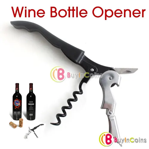 Folding Waiters Wine Bottle Corkscrew Beer Cap Opener | Дом и сад