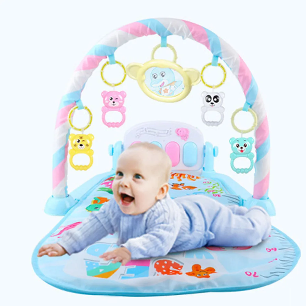

Baby activity blanket piano keyboard music game blanket rattle toy baby fitness activity space frame