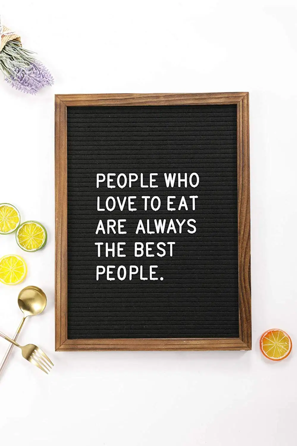 

12"x16" Rustic Distressed Felt Letter Board,Changeable 1" Letters Message Board, Bulletin Memo Board Black Party Shower Sign