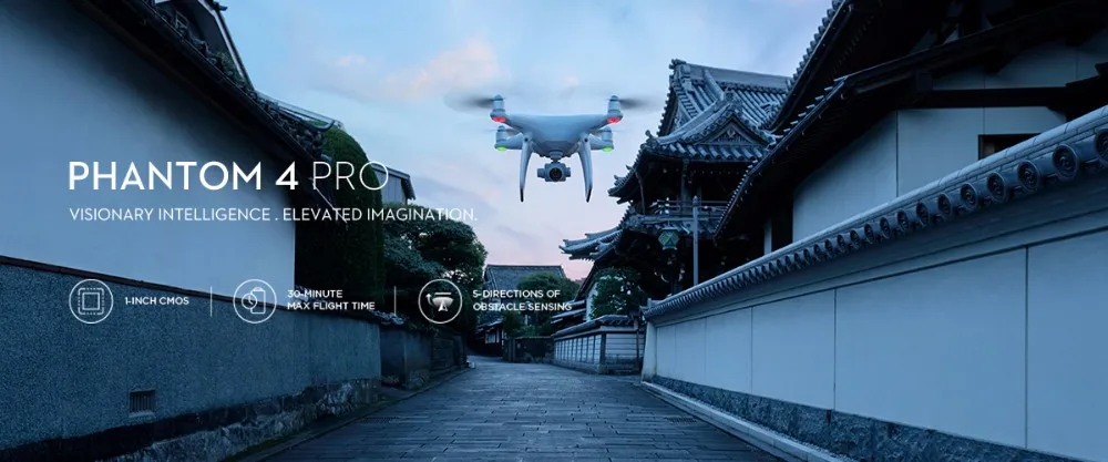 In Stock For Xmas| DJI Phantom 4 Pro Drone With 4K HD Video,30 MINS Flight Time, 7 KM Control Range