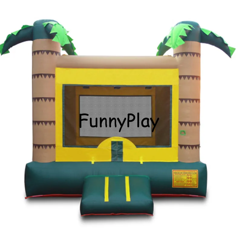inflated jumping castle