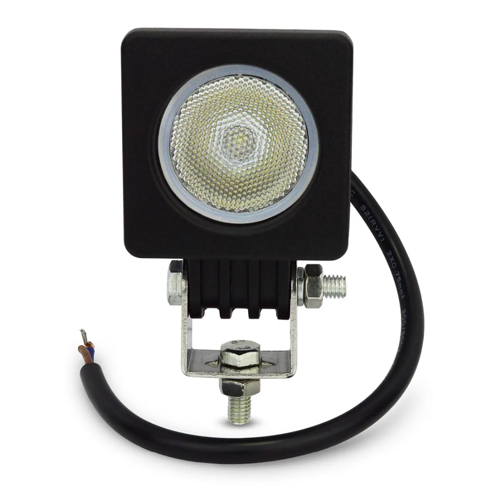 

1PCS 2'' LED10W WORK LAMP 800LM FLOOD BEAM FOG LIGHT FOR OFFROAD MOTORCYCLE BOAT 4x4 ATV 12V24V 10W LED LIGHT BAR