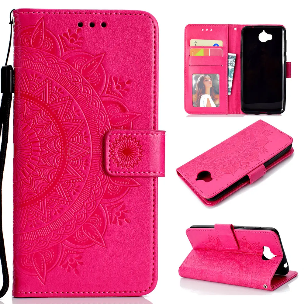 Flip Wallet Case for Huawei Nova Young Floral Tpu Silicone Leather Phone Cover Coque Capa For NovaYoung MYA-L41 MYA L41 Bag