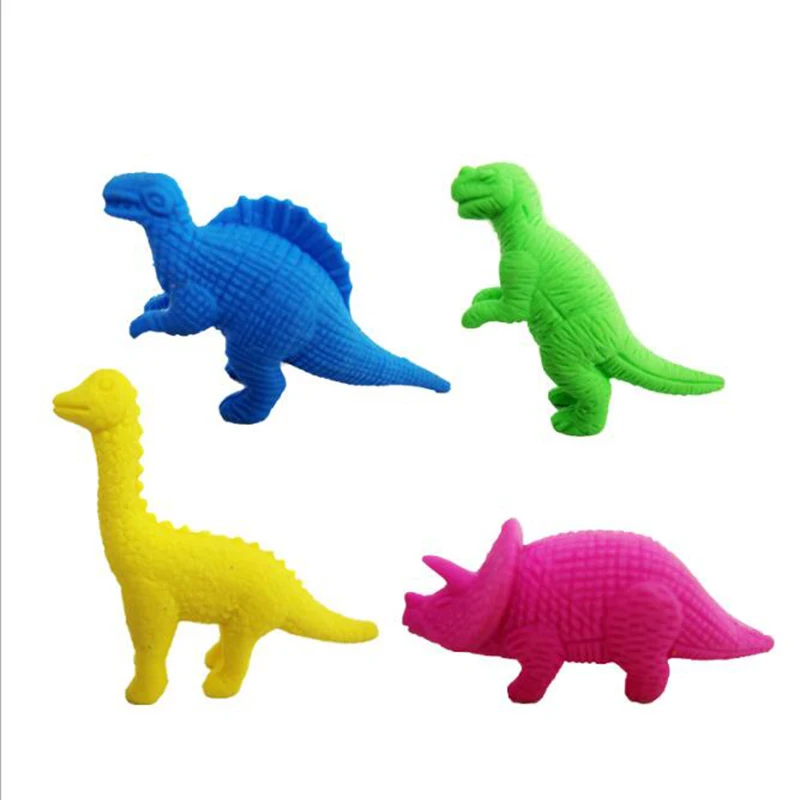 3 шт. динозавр гомме Крокодил Ластик Kawaii Gomas де Borrar Papelaria Criativa Silgi Radiergummi материал детские школьные