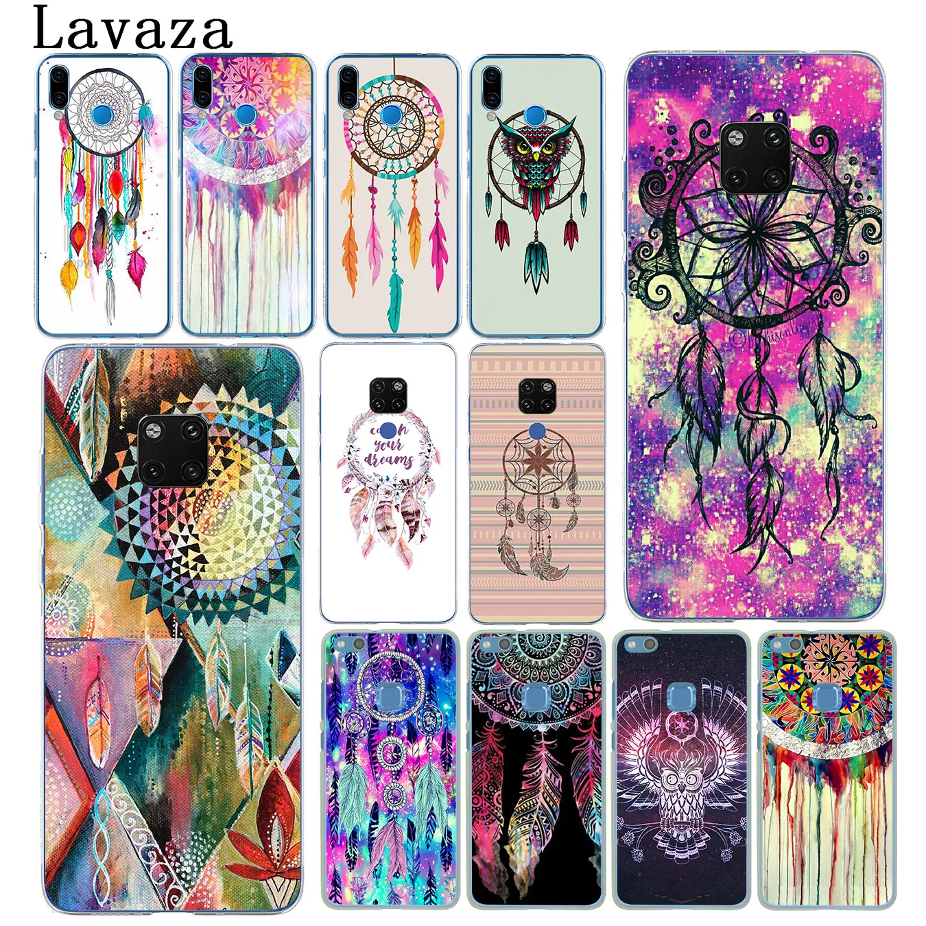 

Lavaza Dream catcher watercolor dreamcatcher Phone Case for Huawei Mate 30 20 Pro 10 Lite Nova 5I 4 3i 3 2i 2 Lite Cover