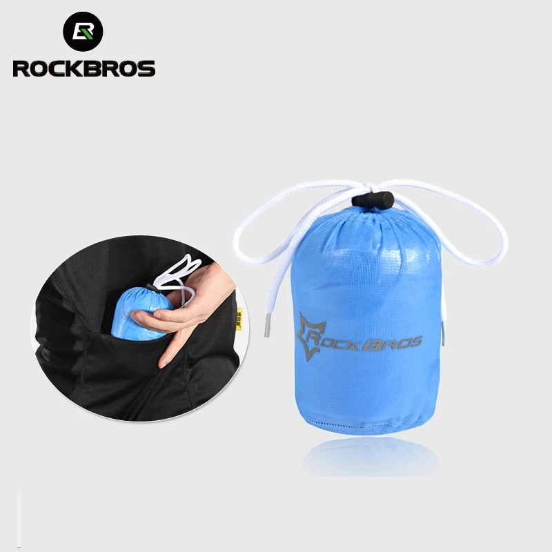 ROCKBROS الدراجات Windcoat دراجة جبلية دراجة ركوب معطف واق من المطر السراويل تنفس مضغوط الزجاج الأمامي للماء معطف رياح دعوى