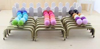 

C21 Square 10.5CM Thicken Candy bead head Metal Purse frame Kiss Clasp antique brass Quilting DIY Coin Purse Frames Bag 5pcs/lot