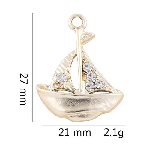 Sailboat 27x21mm 2