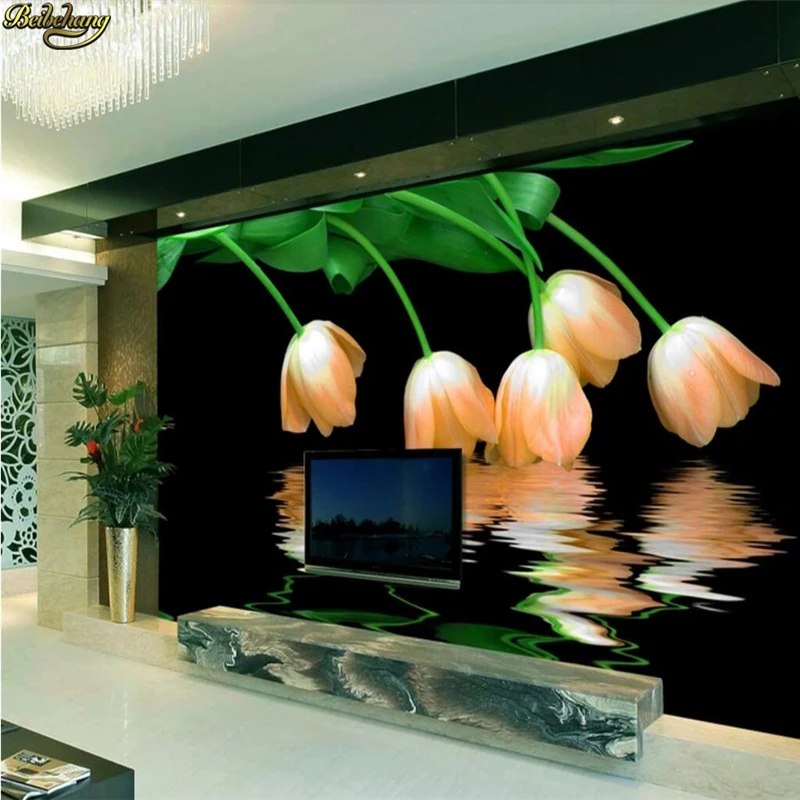 

beibehang Custom photo wallpaper mural blossom rich embossed peony flower mural TV background wall papers home decor
