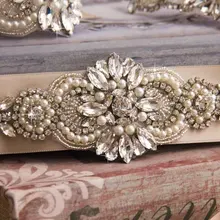 MissRDress жемчуг свадебный пояс серебряный кристалл свадебный пояс прозрачные стразы свадебный пояс для свадебного торжества JK844