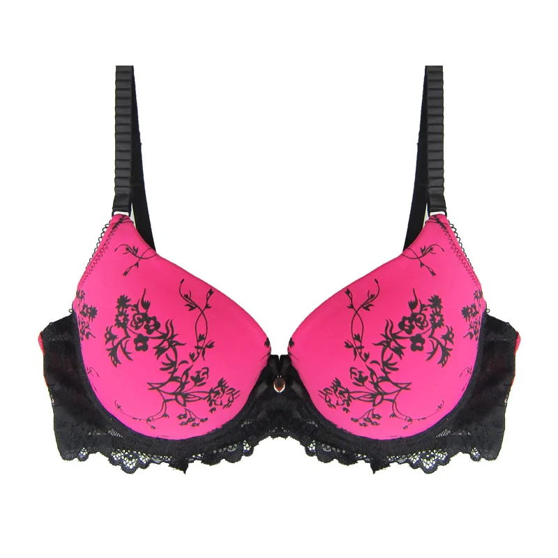 

Woman Bra Push Up Fashion Bra Fitting Nylon Body Suporte 3 Colors NO.LV122-133