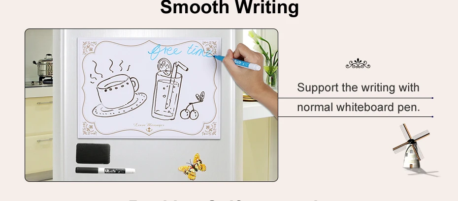02 A4 Fridge Magnet Removable Erase Drawing Writing Planner Magnetic   Board Fridge Message Board Magnets To Do List Memo Pad Notes