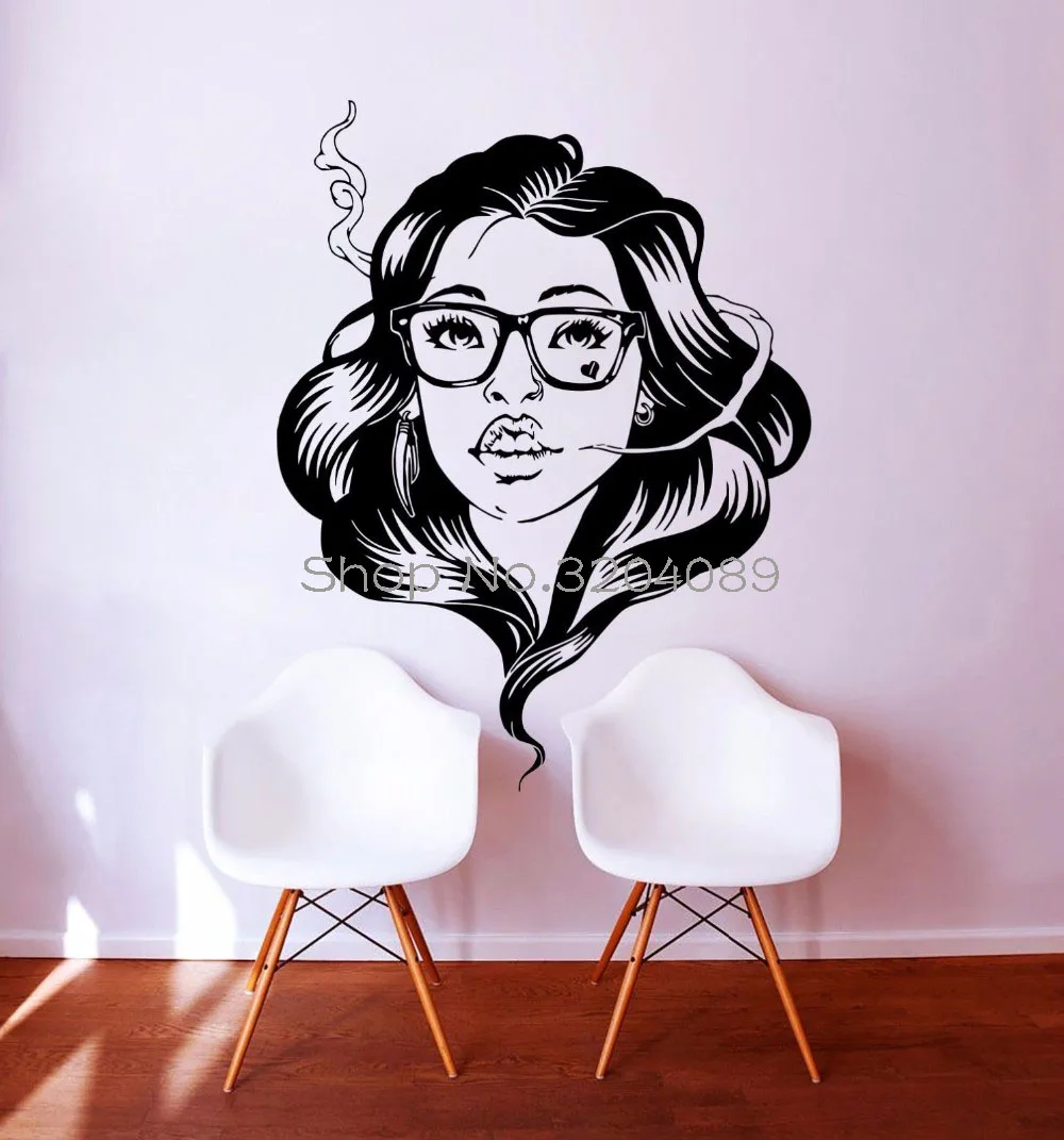 New Design 3D Wall Decals Girl Whiteboard Stickers For Fashion