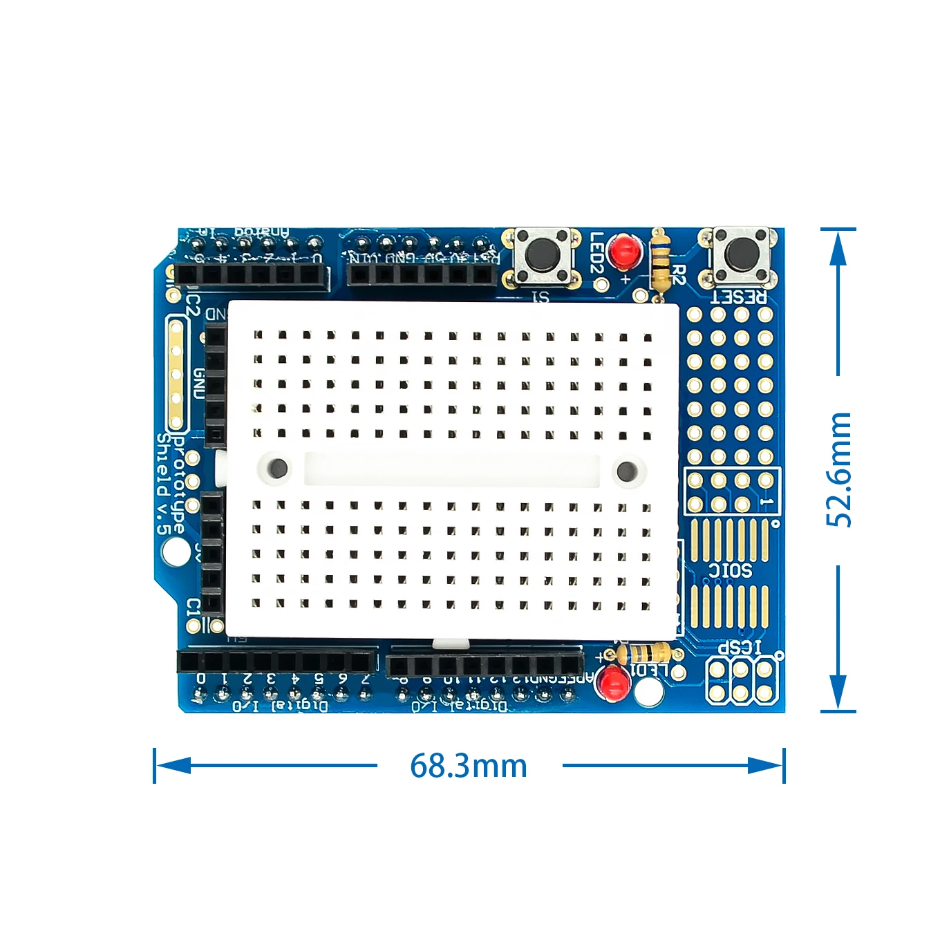 Плата расширения для прототипа UNO Proto с детской макетной платой на основе UNO|proto