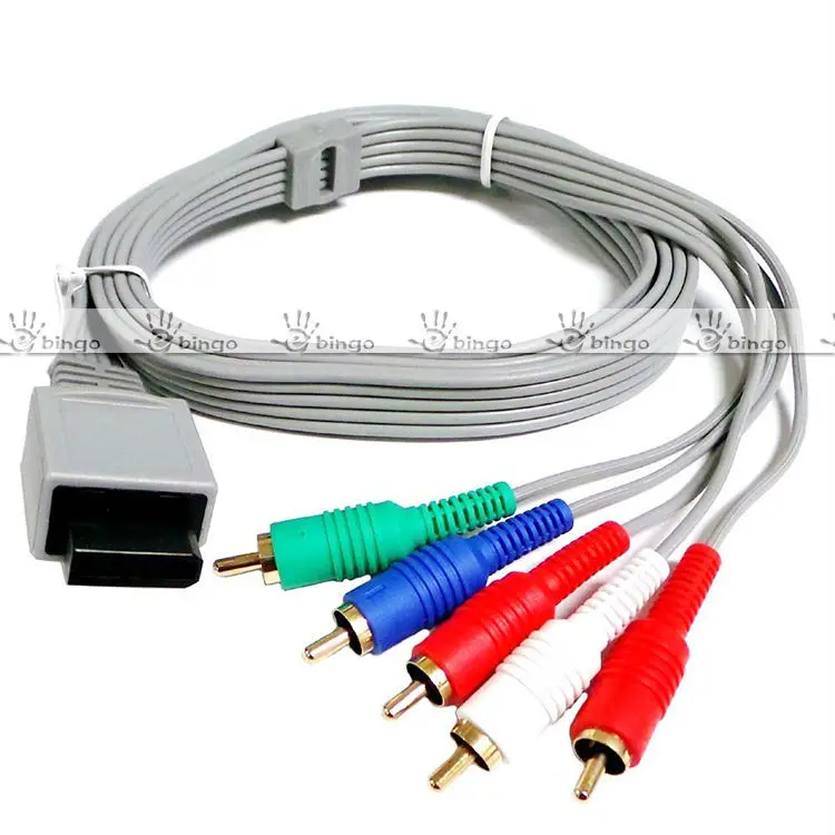 Бесплатная Доставка Кабель RCA AV Аудио Видео HDTV для Nintendo Wii |
