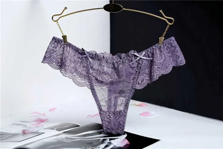 Underwear Women Thongs and G Strings Bragas Sexy Lace Panties Women's  T Back Pants Ladies Briefs Underpants Knickers Intimates 01 (11)