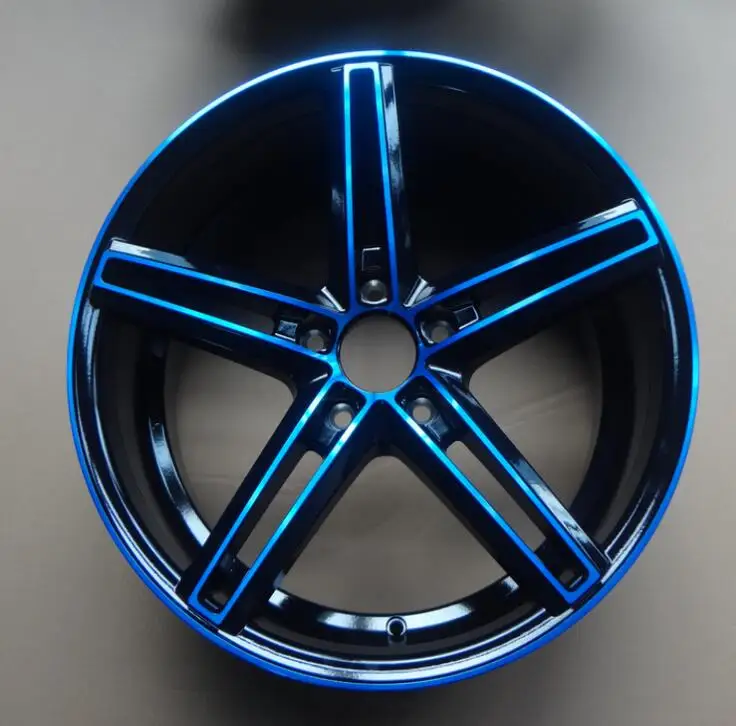 Voss CV5 Blue Face 18 дюймов 18x8 0 5X100 5x105 5X108 5x112 5x114 3 5x120 автомобильные ободки из сплава|Диски