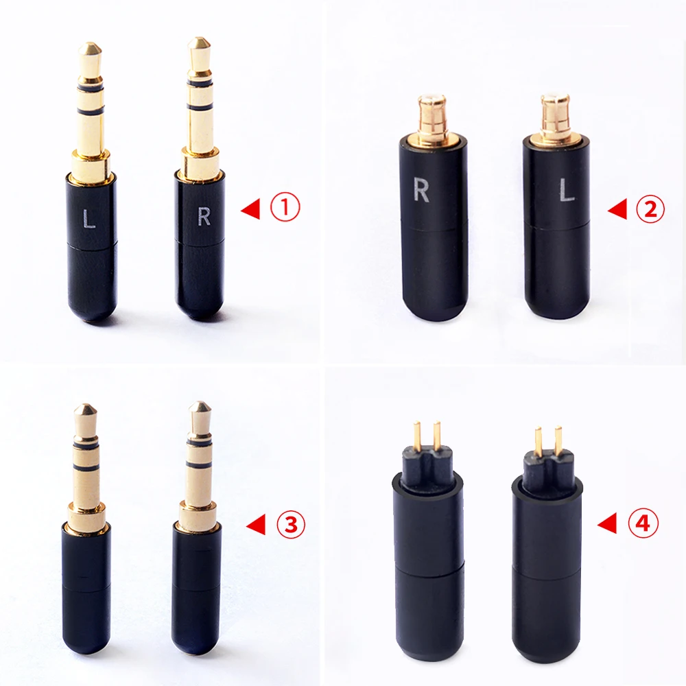 

OKCSC MMCX Connector to 0.78 2pin A2DC 3.5mm Jack Interface Adapter HiFi Music DIY Stereo Earphone Adapter for Shure ATH SONY