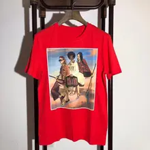 Fengguilai женская футболка наивысшего качества Повседневная Свободная Европейская модная дизайнерская Милая футболка с принтом из мультфильма новая футболка