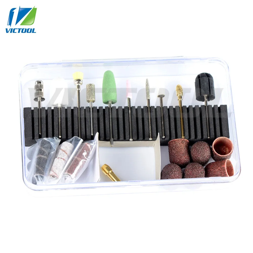 

Professional Manicure Pedicure Kit Nail Bits For Electric Nail Files Drill Machine Nail Art Tools Callus Polishing T40