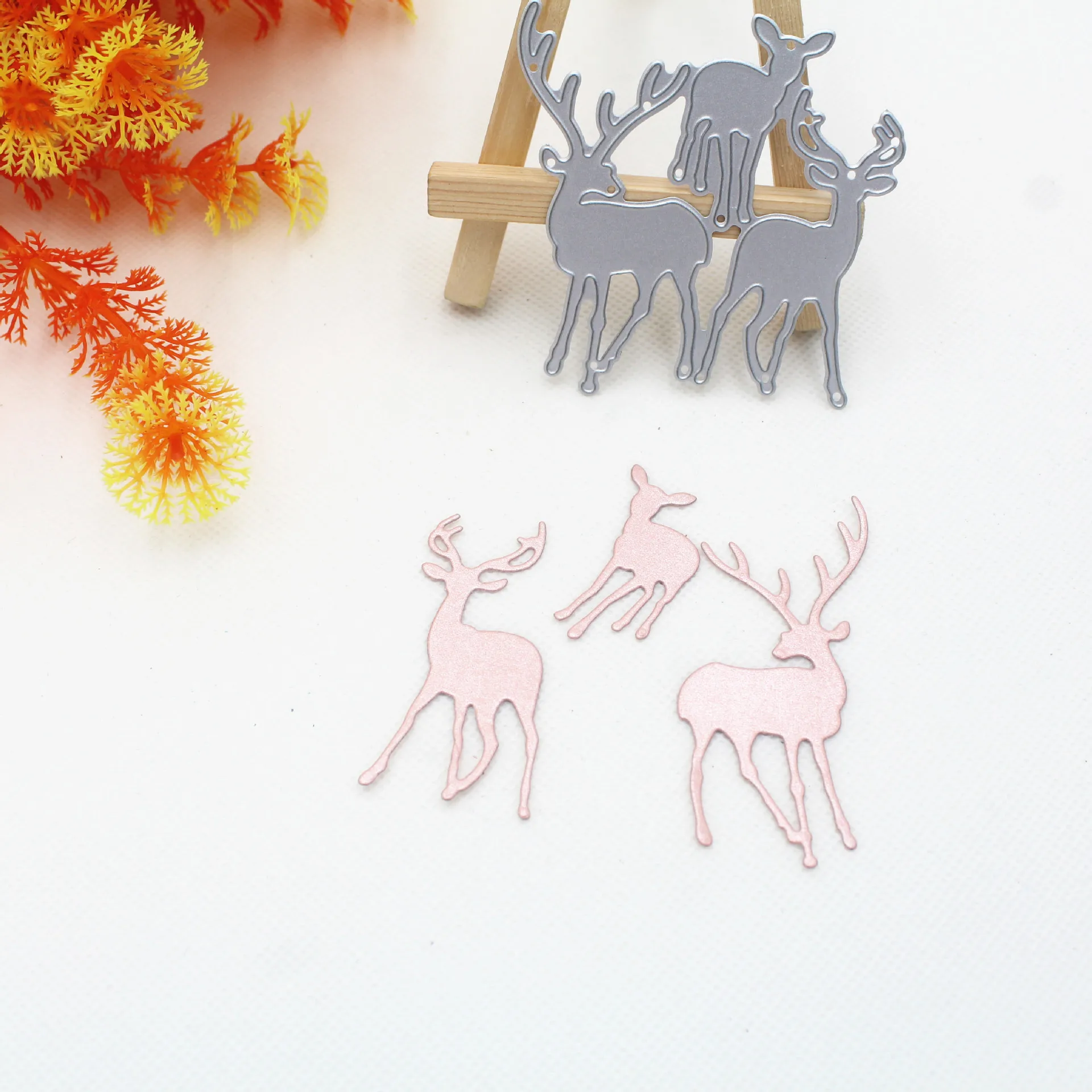 Fawn Metal Cutting Dies Stencil Diy Scrapbooking Photo Album Decor Embossing Car