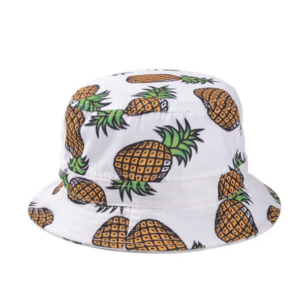 pink pineapple bucket hat