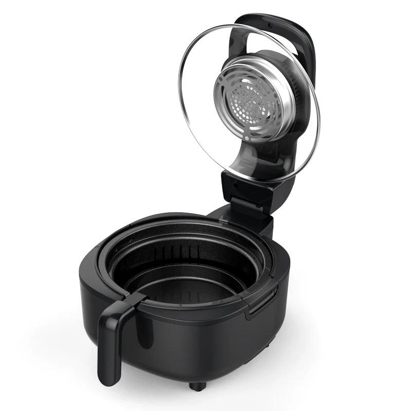 Murah Rumah Tangga Bebas Minyak Mesin Penggoreng Elektrik Multi Fungsi Air Penggorengan Kentang Goreng Mesin 5L Hitam Freidora Dosa Aceite Makanan Udara Listrik fryer