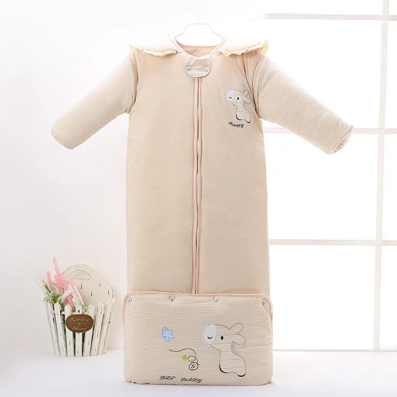 

Cotton Kids Sleeping Bag Newborn Winter Anti Kicking Sleeping Sack Baby Sleeping Bag Newborns Envelope Quilt Sleepsacks Cocoon