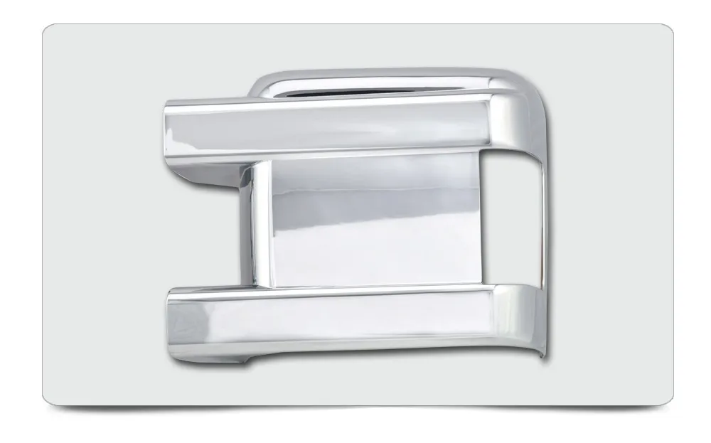 Chrome ABS Towing Mirror Cover For Ford F250 F350 Super Duty 2008 to 2015 Lower Half With Turn Light Signal Hole e