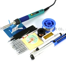 936d Регулируемый ЖК-цифровой электрический паяльник паяльная станция паяльный наконечник DIY PCB Сварка Распайка ремонтный набор инструментов
