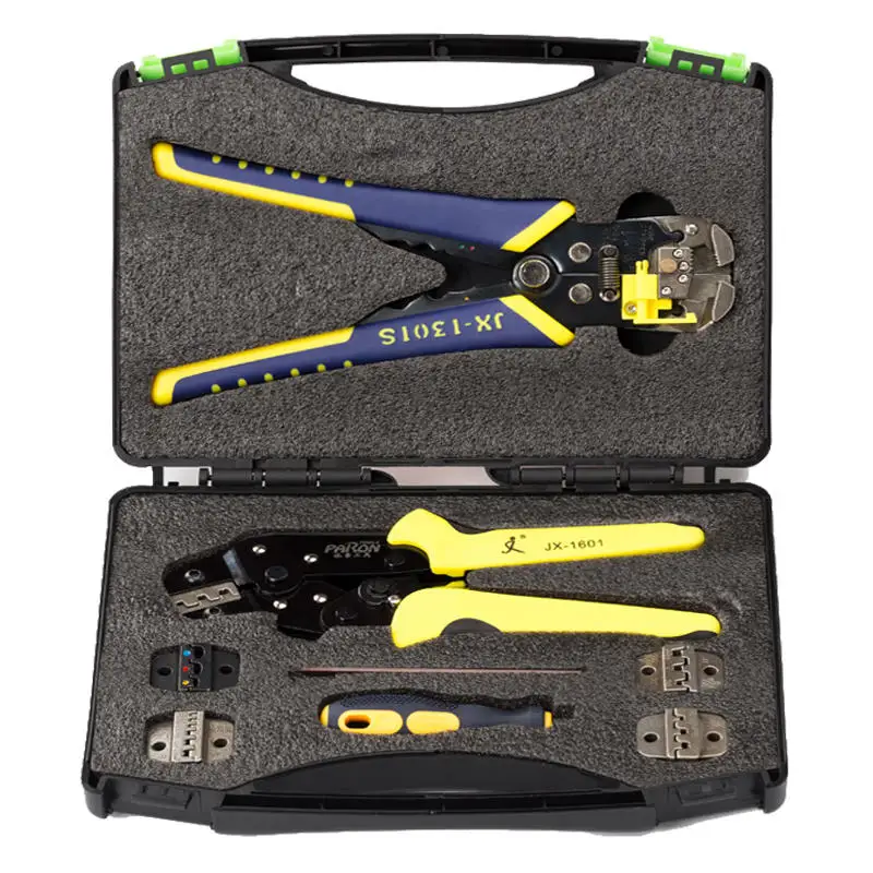 

ALLSOME JX-D5301 Multifunctional Ratchet Crimping Tool Wire Strippers Terminals Pliers Kit HT2240