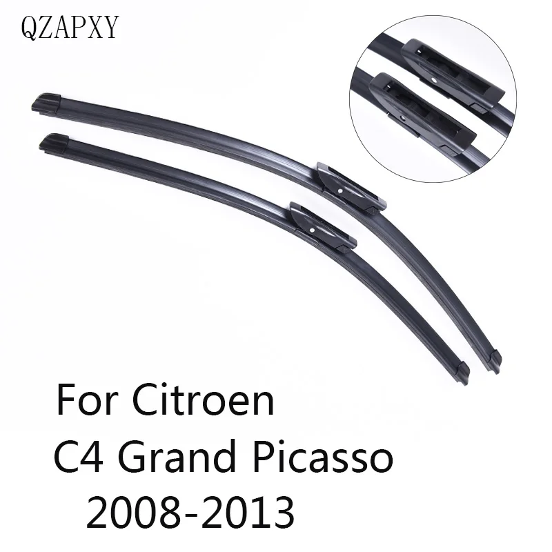 Автомобильные щетки стеклоочистителя QZAPXY для Citroen C4 Grand Picasso 3"& 30" 2008 2009 2010 2011 2012 2013 автомобильные аксессуары Стеклоочистители