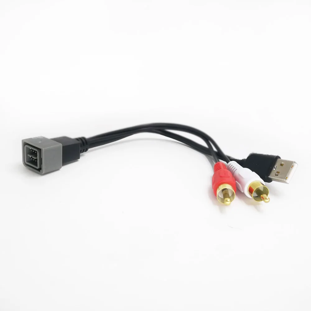 Biurlink автомобильный завод стерео USB/RCA мужской порт USB RCA провод для Nissan Qashqai Tenna серый порт Biurlink автомобильный завод стерео USB/RCA мужской порт USB RCA провод для Nissan Qashqai Tenna серый порт