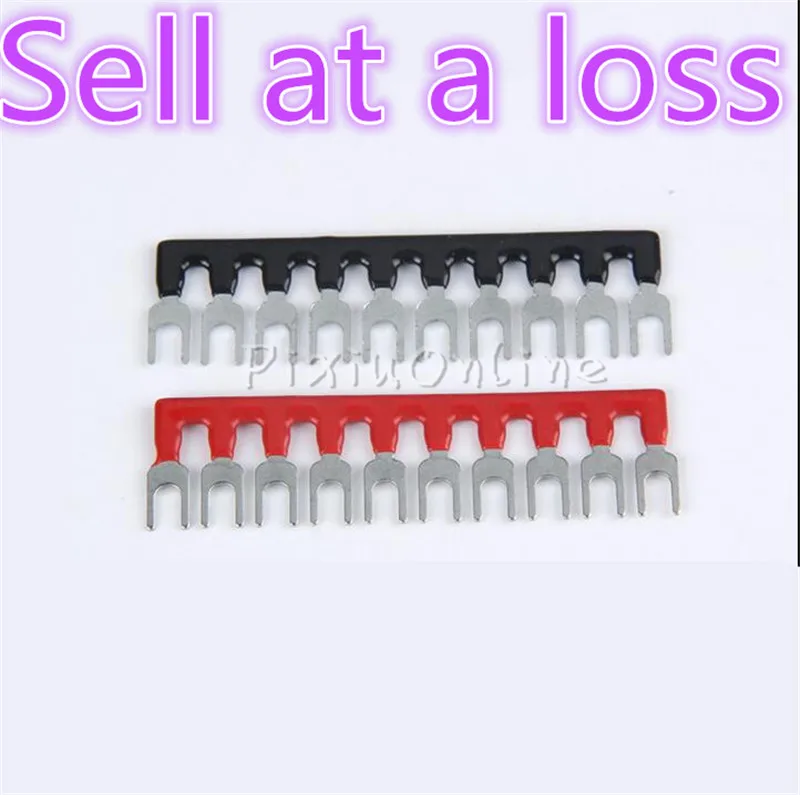 

1pcs/lot YL436 Article 10 Short Circuit Chip Jumper Termination Wire Terminal Clamping Splice Naked Connector Free Shipping US
