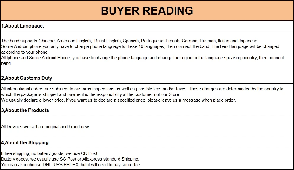 B29 buyer reading