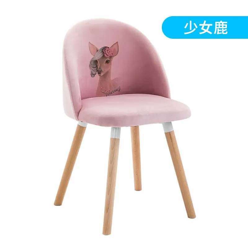 Компьютерное кресло спинка дома стул для макияжа маникюр и стул для одевания удобный дышащий обеденный стул принцессы - Цвет: Color 4