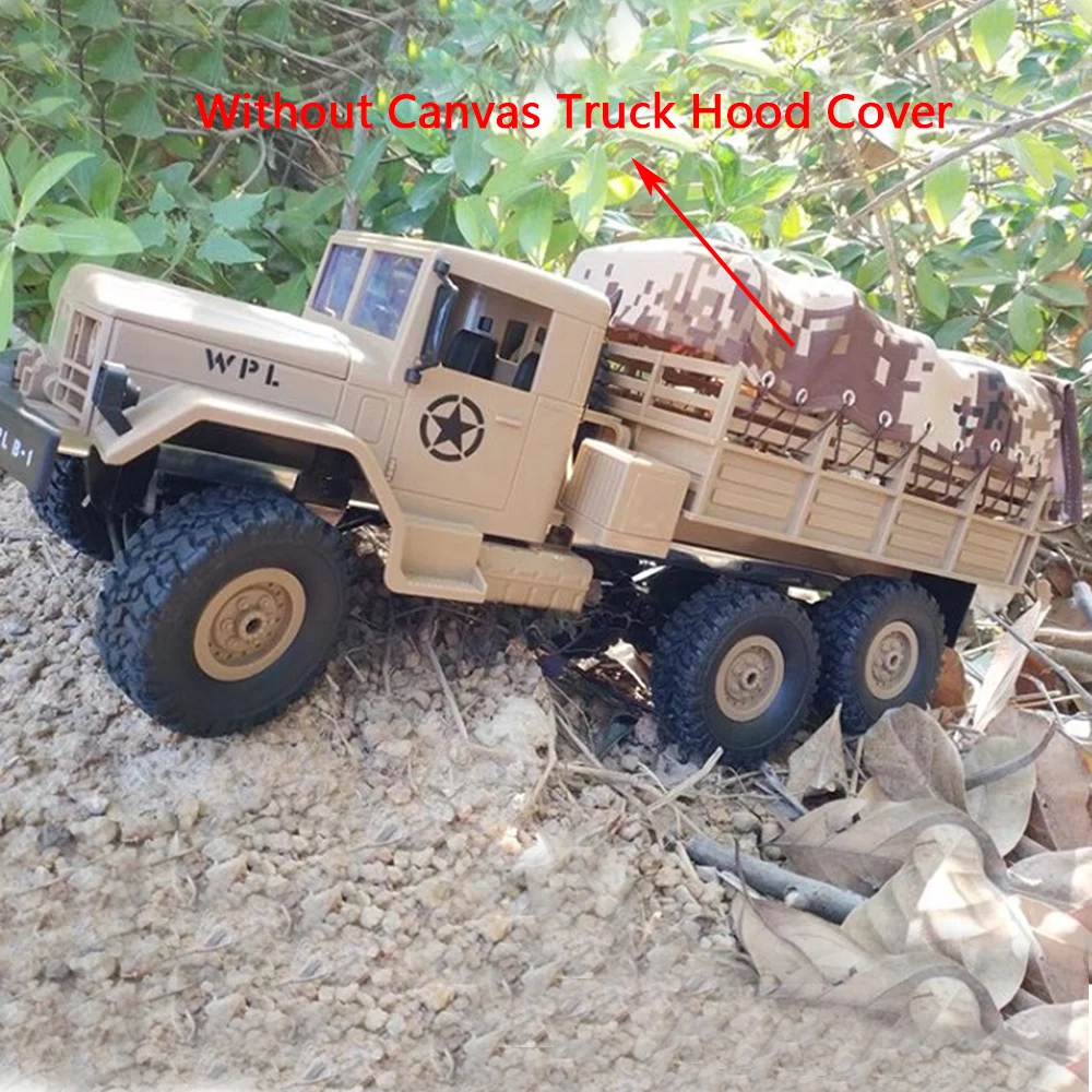 WPL RC грузовик 1/16 2 4G 6WD Гусеничный внедорожник 1:16 мини военный RTR четырехколесный