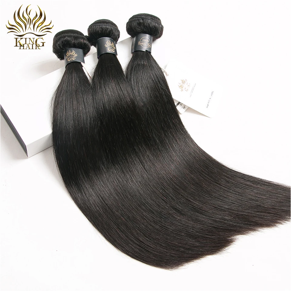 King Hair Brazilian Straight Hair Weave Bundles 100% Human Hair Bundles 1pc Natural Remy Hair Extensions 3 or 4 Bundles Can Buy King Hair Brazilian Straight Hair Weave Bundles 100% Human Hair Bundles 1pc Natural Remy Hair Extensions 3 or 4 Bundles Can Buy