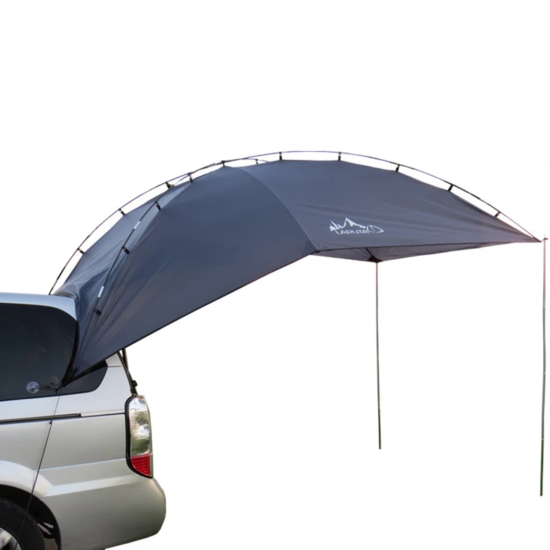 Preise Außen 5 8 Person Auto Zelt mit Aluminium Legierung Pole Tragbare Auto Markisen Zelt Plane Sun Shelter für Camping angeln