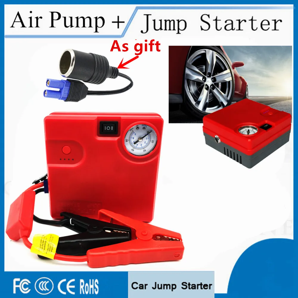 16800mAh Starting Device Booster 400A Car Jump Starter Air Pump Power