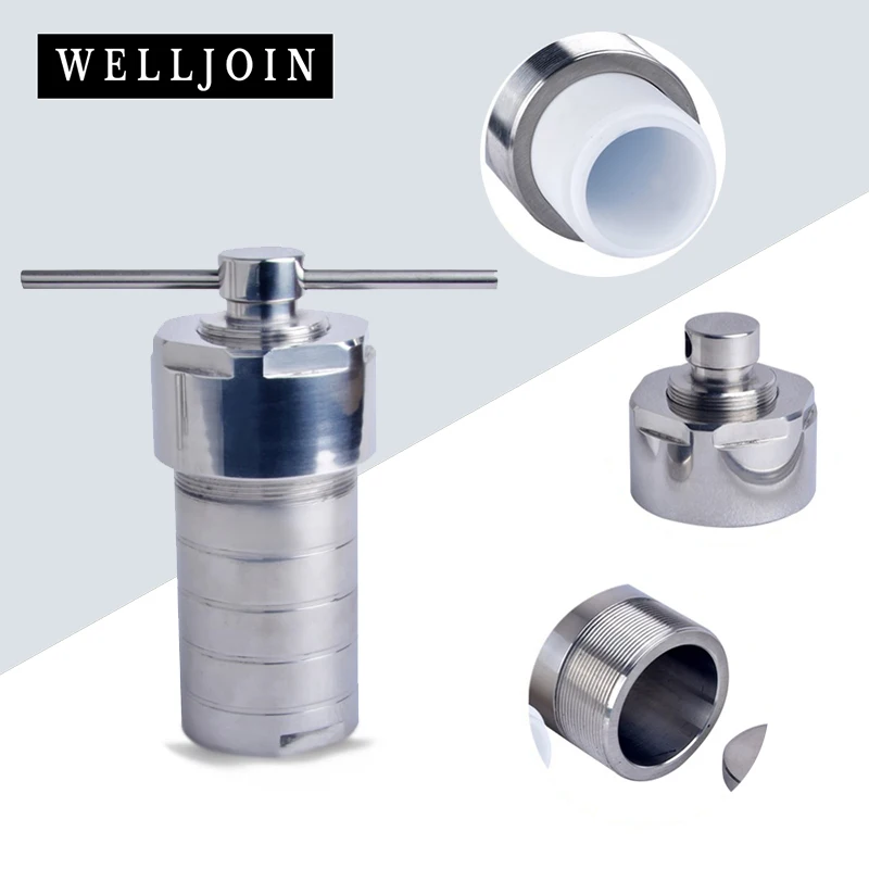 

Hydrothermal Autoclave Reactor with PTFE Chamber Hydrothermal Synthesis 50ml