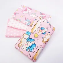 Хлопок саржевая ткань розовая серия печать ткань для пэчворка Ткань DIY шитье квилтинг Детские и Детские сезоны материалы для общежития