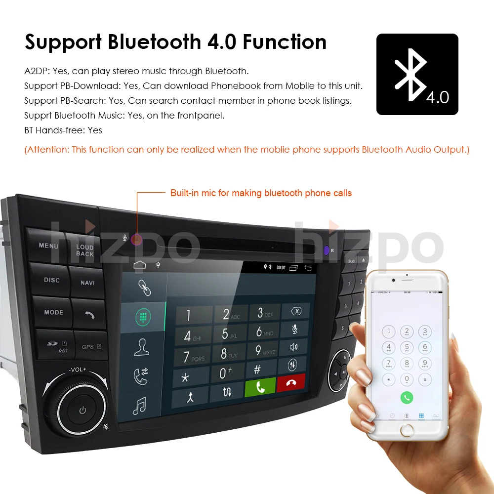Excellent 2GB RAM Car DVD radio for Mercedes Benz W211 W463 W209 W219 2002-2009 Support Mirror link video output  wifi DVR Reverse Camera 11