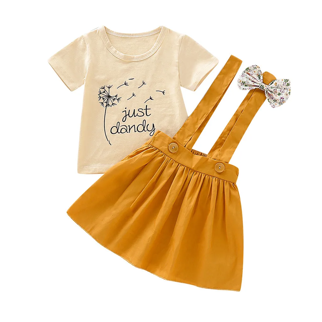 

Summer New Fashion Infant Baby Girls Heart Romper Top+Floral Straps Dress+Headband Outfits Set Wholesale Free Ship Z4