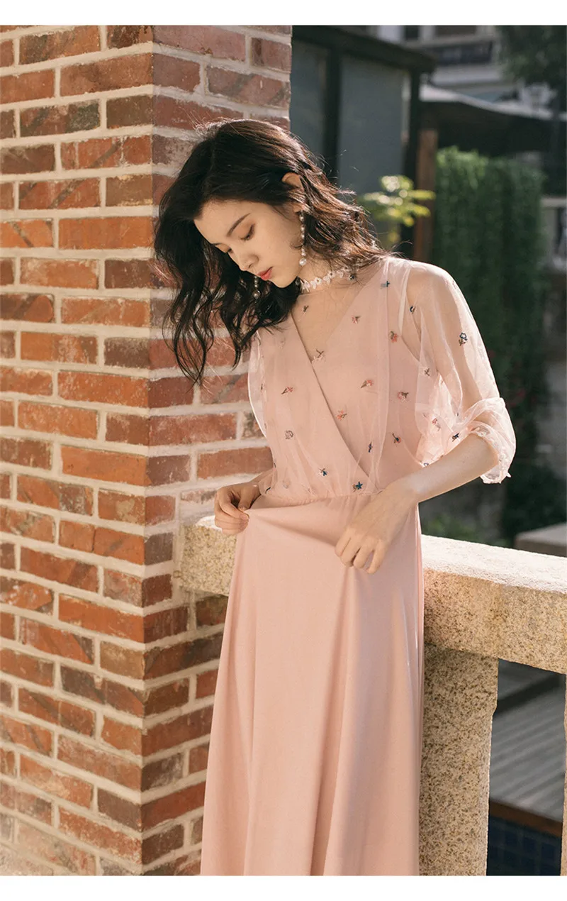 Женское французское романтическое ретро платье трапециевидной формы Vestidos