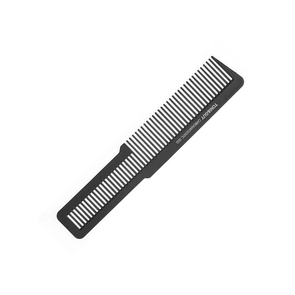 Professional Hair Comb Antistatic Hard Carbon Flat Head Cutting Combs for Salon Styling Sectioning Haircut Tool 2018 new arrival | Красота и