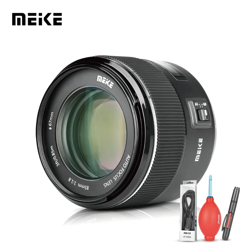 Meike 85 мм F/1,8 Полнокадровый Автофокус портретный объектив для Canon EOS EF крепление цифровых зеркальных камер 1300D 600D